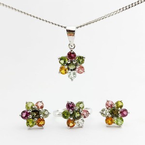 Jewellery Set (Ring, Earring, Pendant) 07