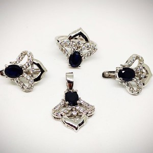 Jewellery Set (Ring, Earring, Pendant) 08