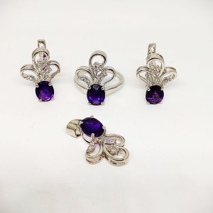 Jewellery Set (Ring, Earring, Pendant) 09