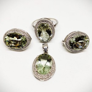 Jewellery Set (Ring, Earring, Pendant) 13